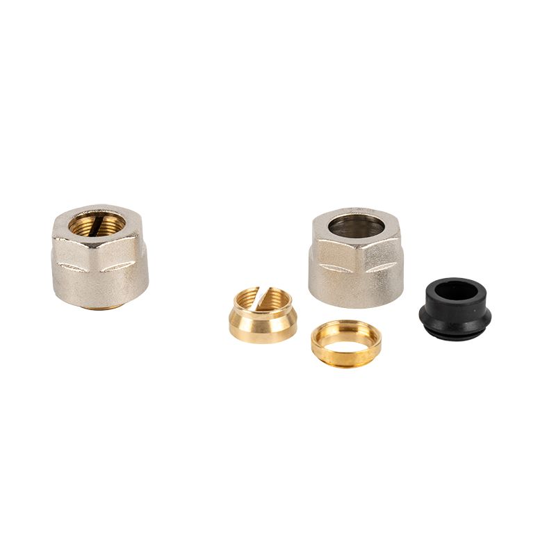 What are the differences between a brass and copper compression fitting for thermostatic valves?