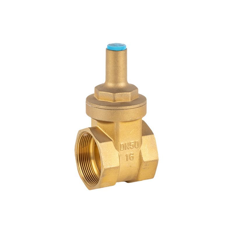 What is the lifespan of a brass gate valve and when should it be replaced?