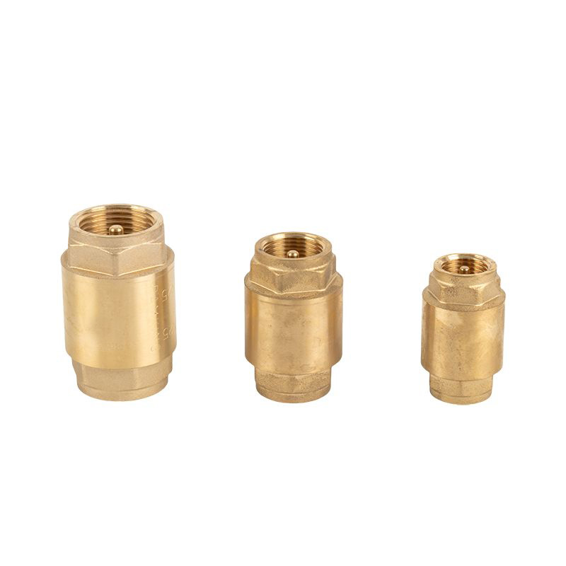 What are some common applications for Forged Brass Spring Check Valves in plumbing systems?